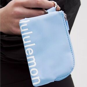 Lululemon Clippable Card Pouch- Galactic Cobalt/Tropics Tone